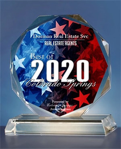 Dorman Real Estate Svc Receives 2020 Best of Colorado Springs Award